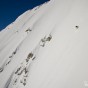Ian Provo skiing down