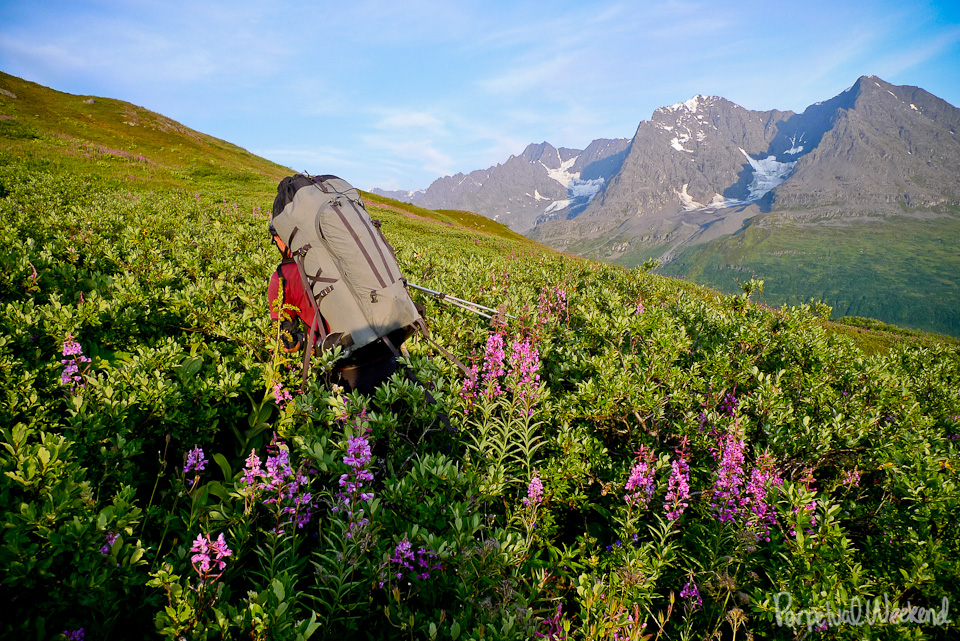Backpacking in Wrangell St Elias National Park Alaska