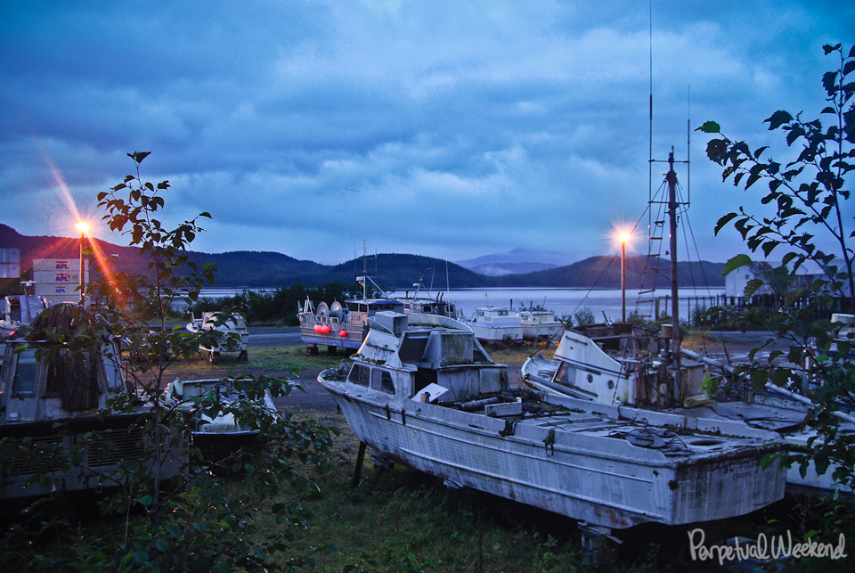 cordova alaska boat dock wharf salmon gill net